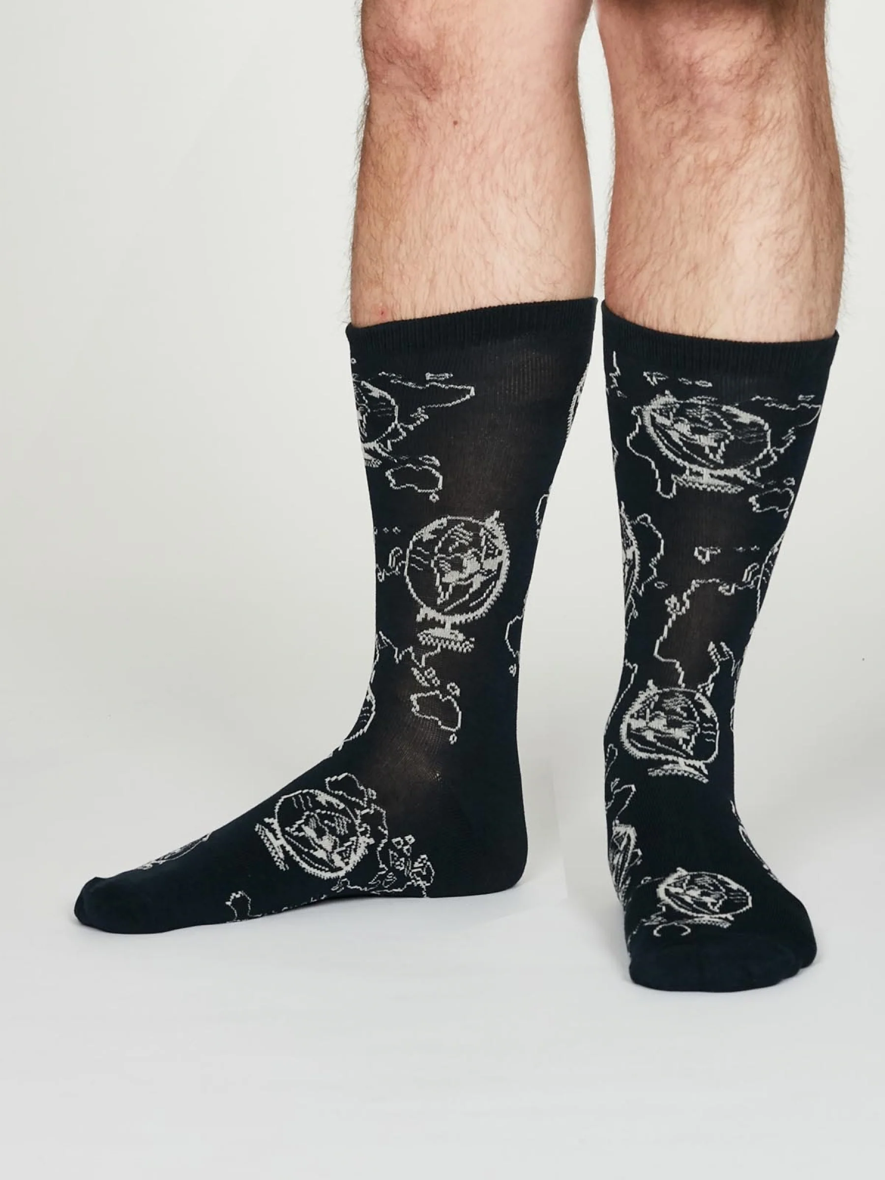 Thaddens Socks - Navy Blue - Flockneti