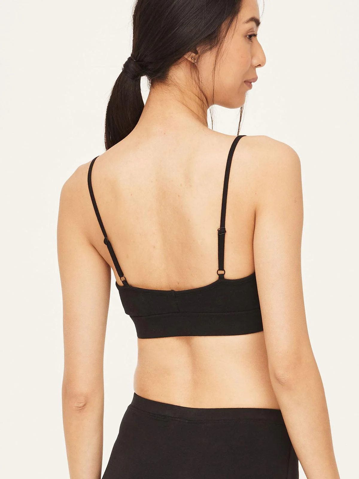 Organic Cotton Jersey Triangle Bralette - Flockneti