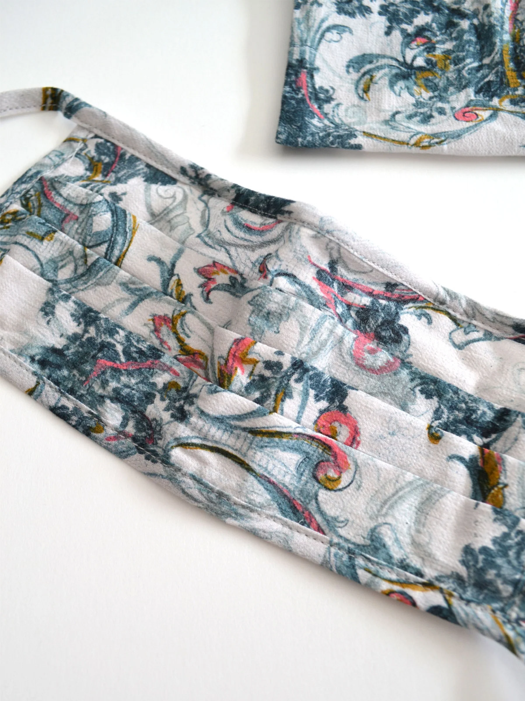 Organic Cotton Non-Medical Face Mask - Anzio Floral Multi - Flockneti