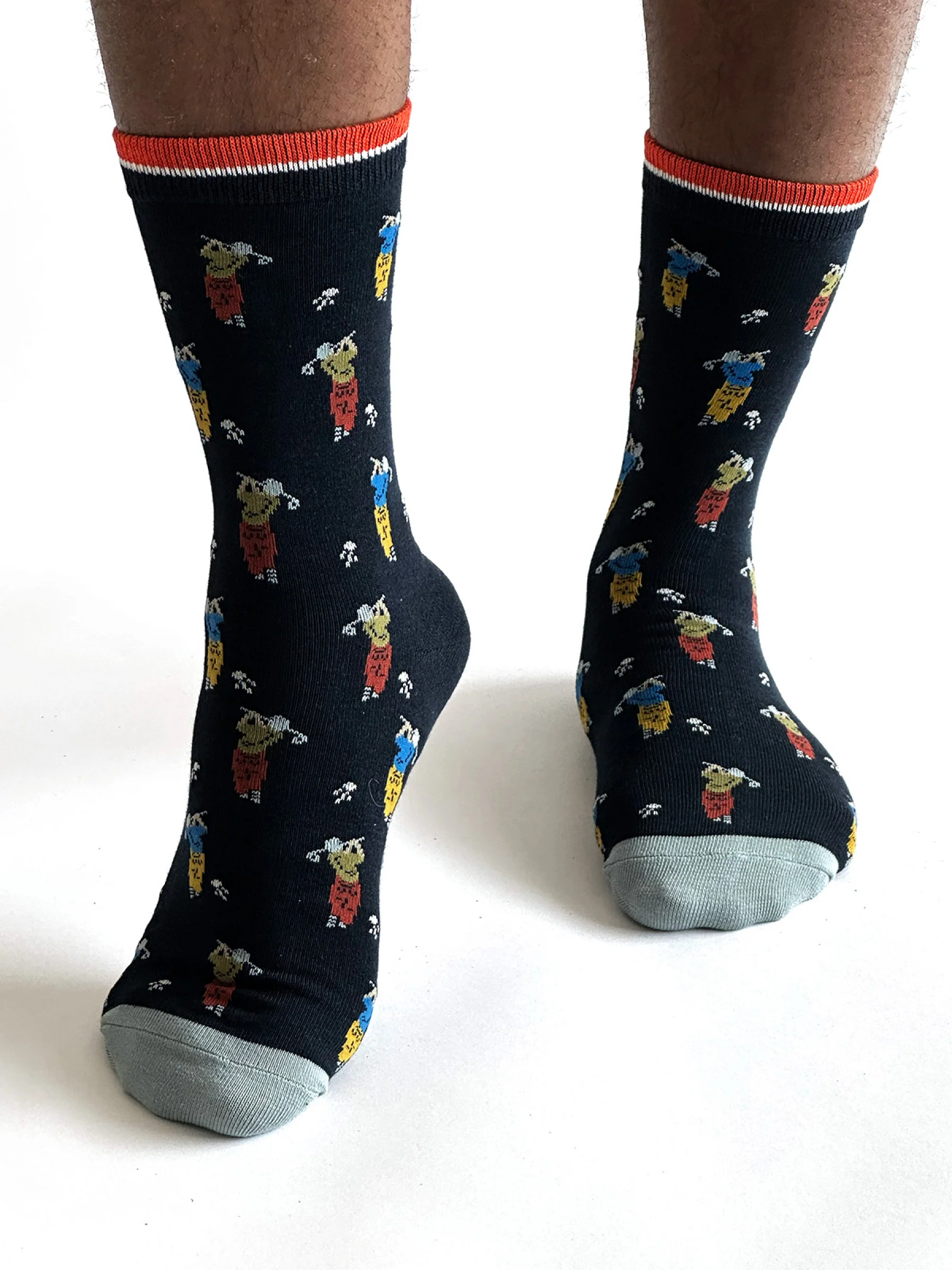 Keane Golf Bamboo Socks - Dark Navy - Flockneti