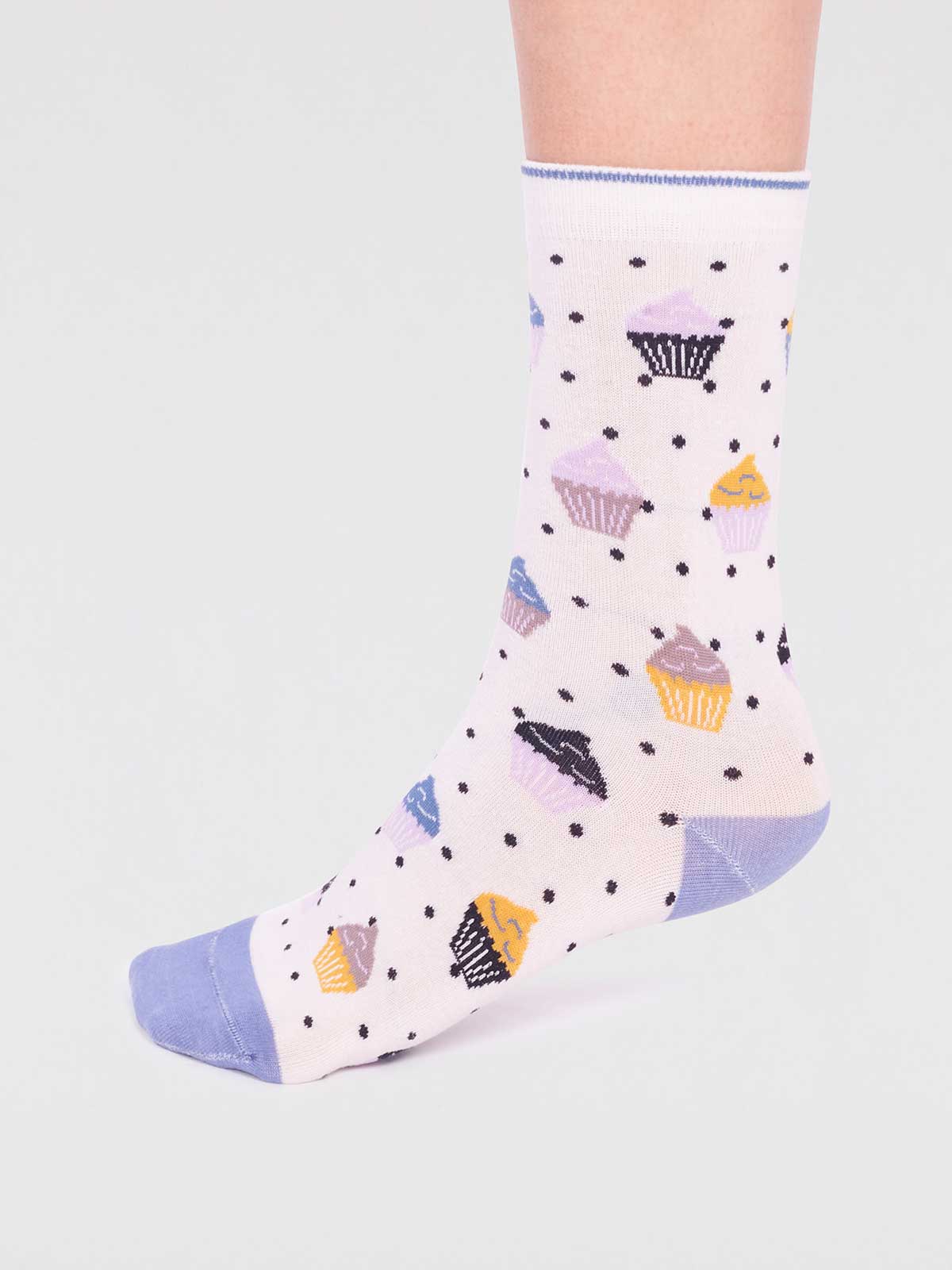 Fiona Organic Cotton Afternoon Tea Sock Box - Multi - Flockneti