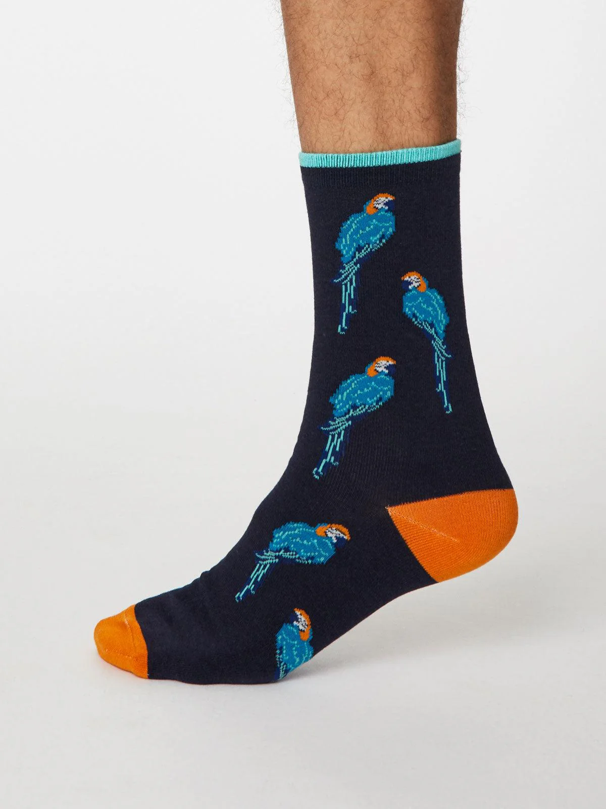 PAPPAGALLO SOCKS - DARK NAVY - Flockneti