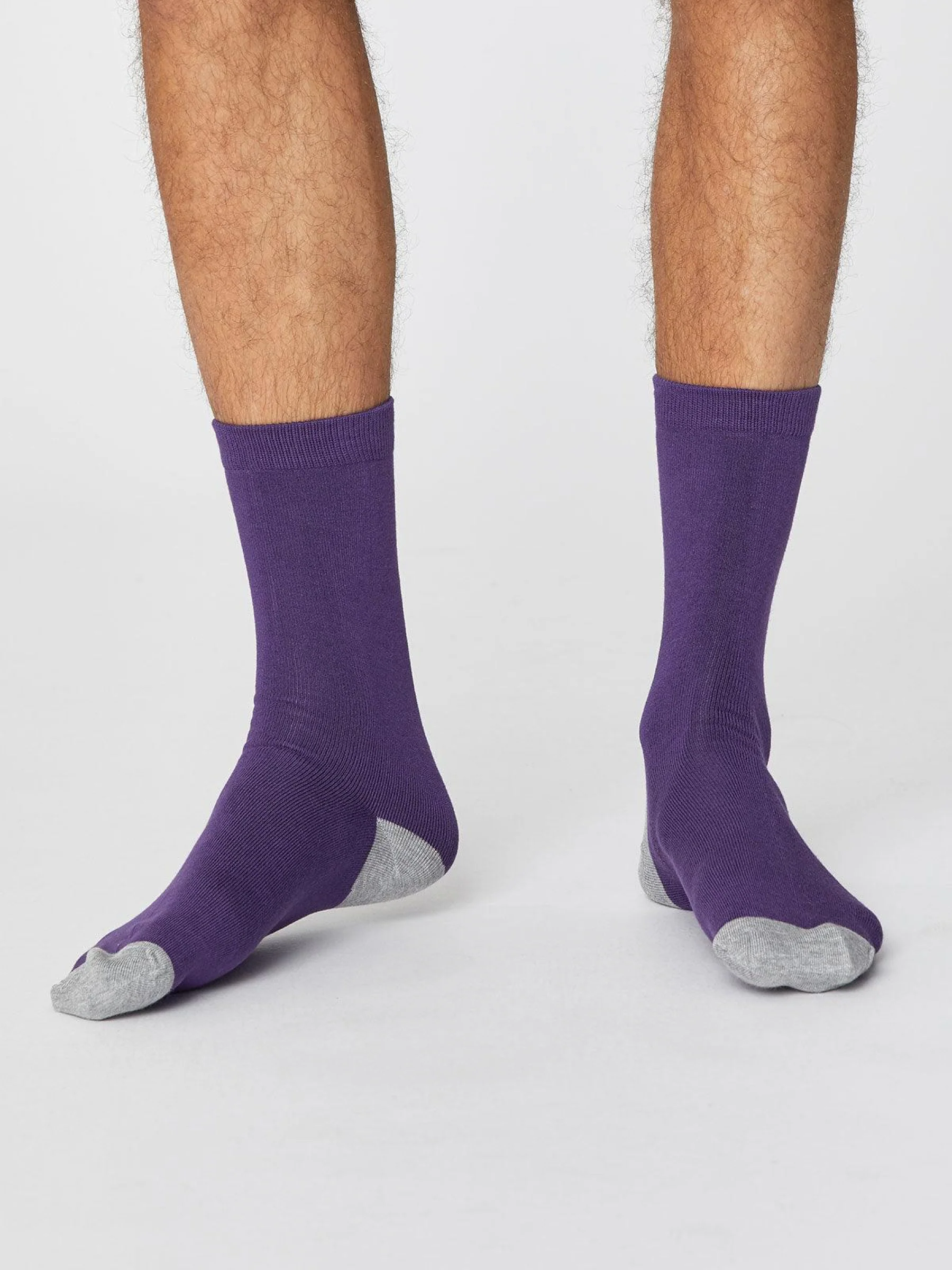 Solid Jack Socks - Purple - Flockneti
