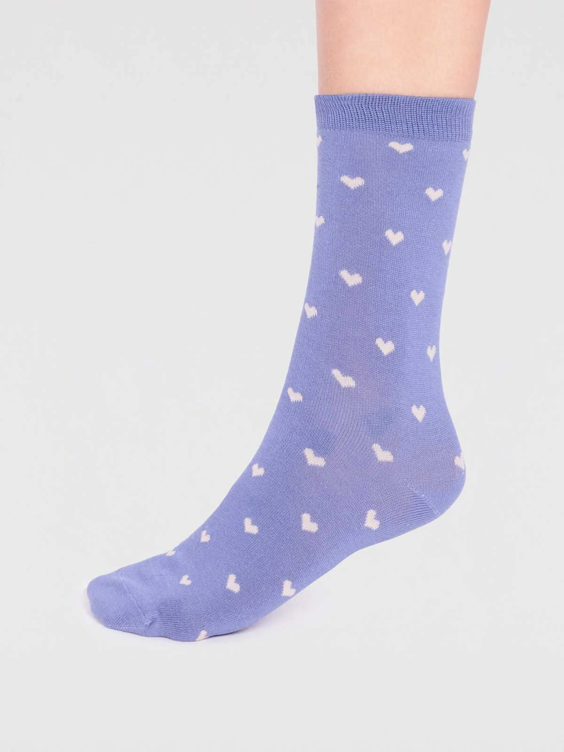 Evie Bamboo Heart 2 Pack Socks - Multi - Flockneti