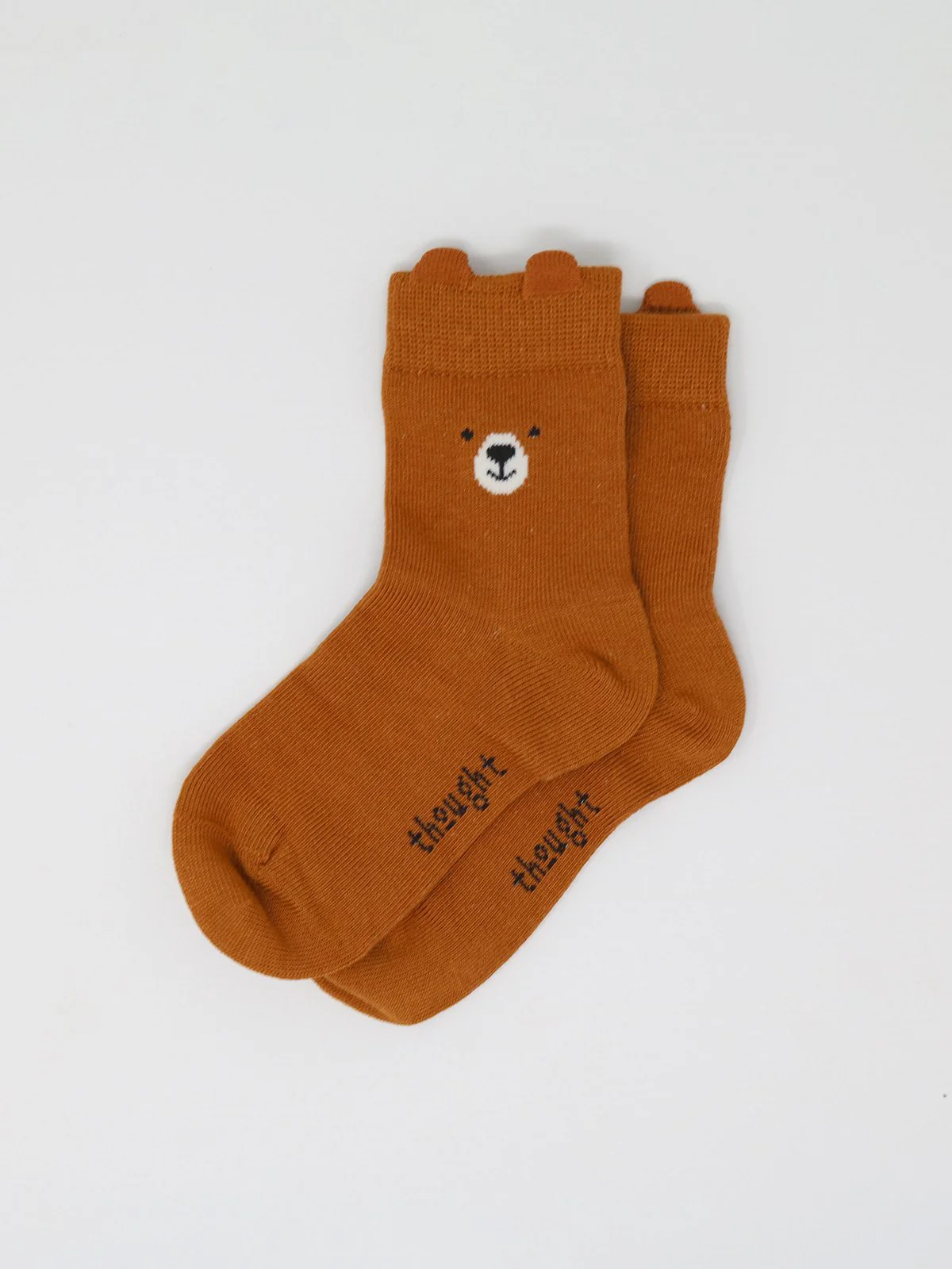 Tanner Kids' Bamboo Animal Socks In A Bag - Harvest Orange - Flockneti