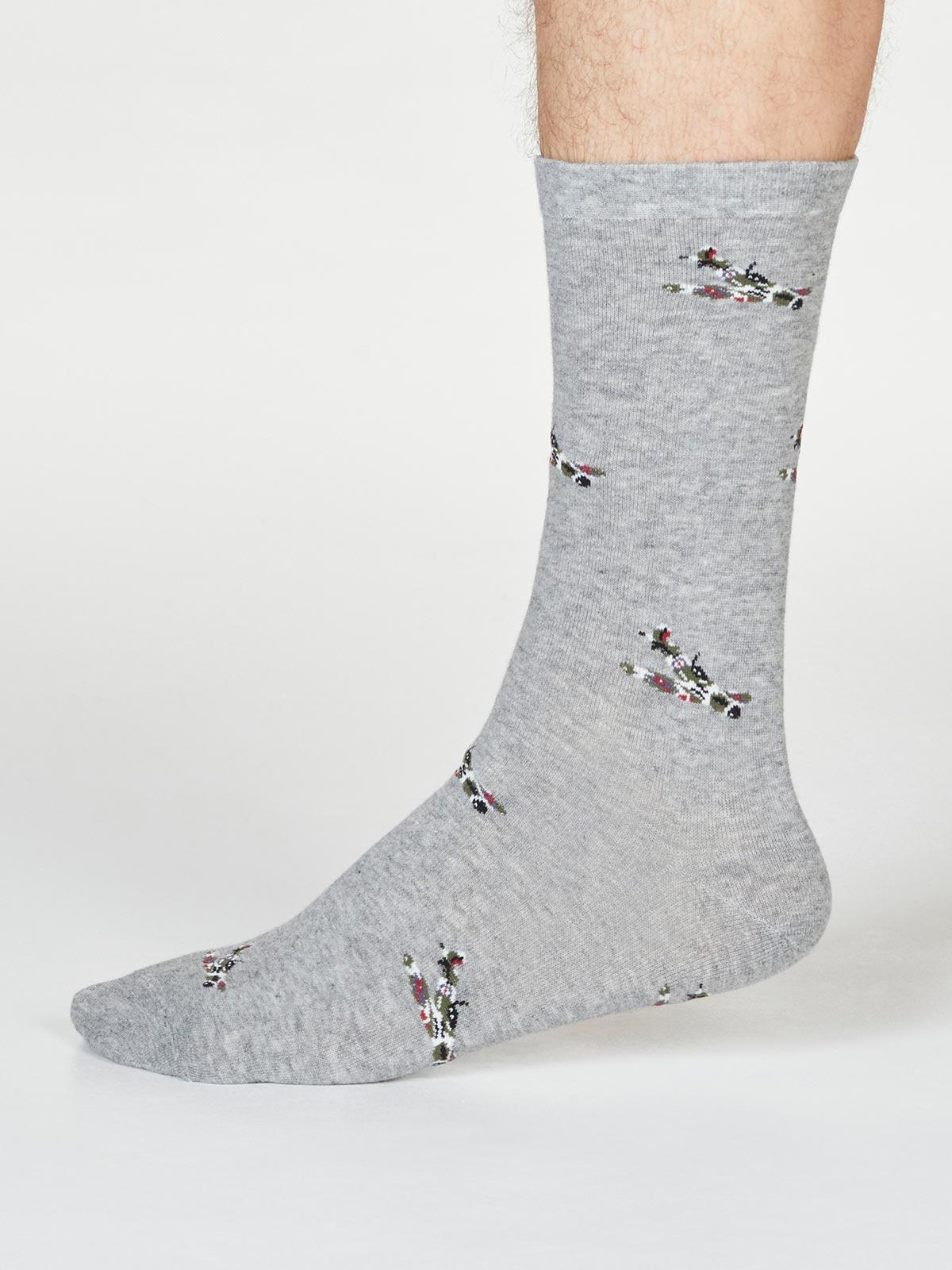 Judron Spitfire Socks - Grey Marle - Flockneti