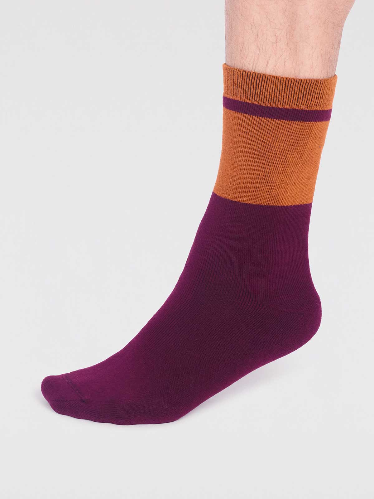 Gordon Organic Cotton Plain Walker Socks - Golden Yellow - Flockneti