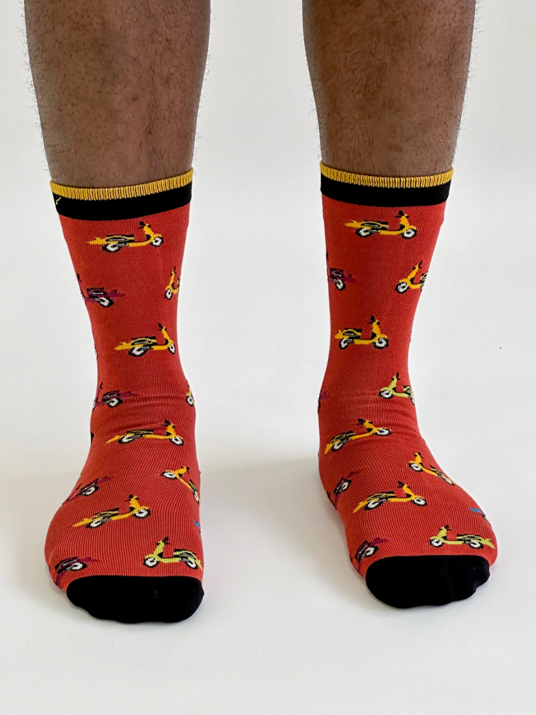 Scooter Socks - Terracotta - Flockneti