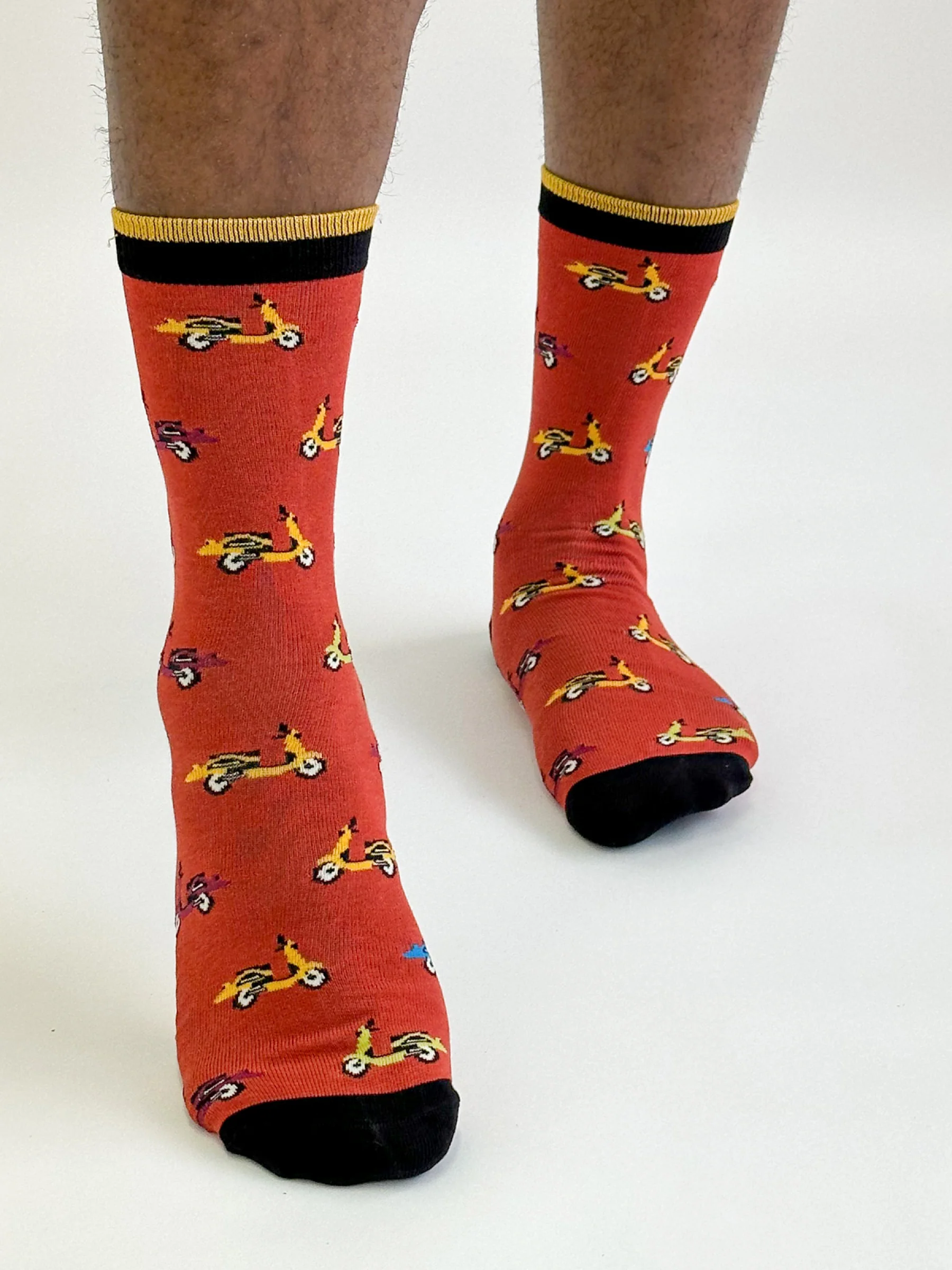 Scooter Socks - Terracotta - Flockneti